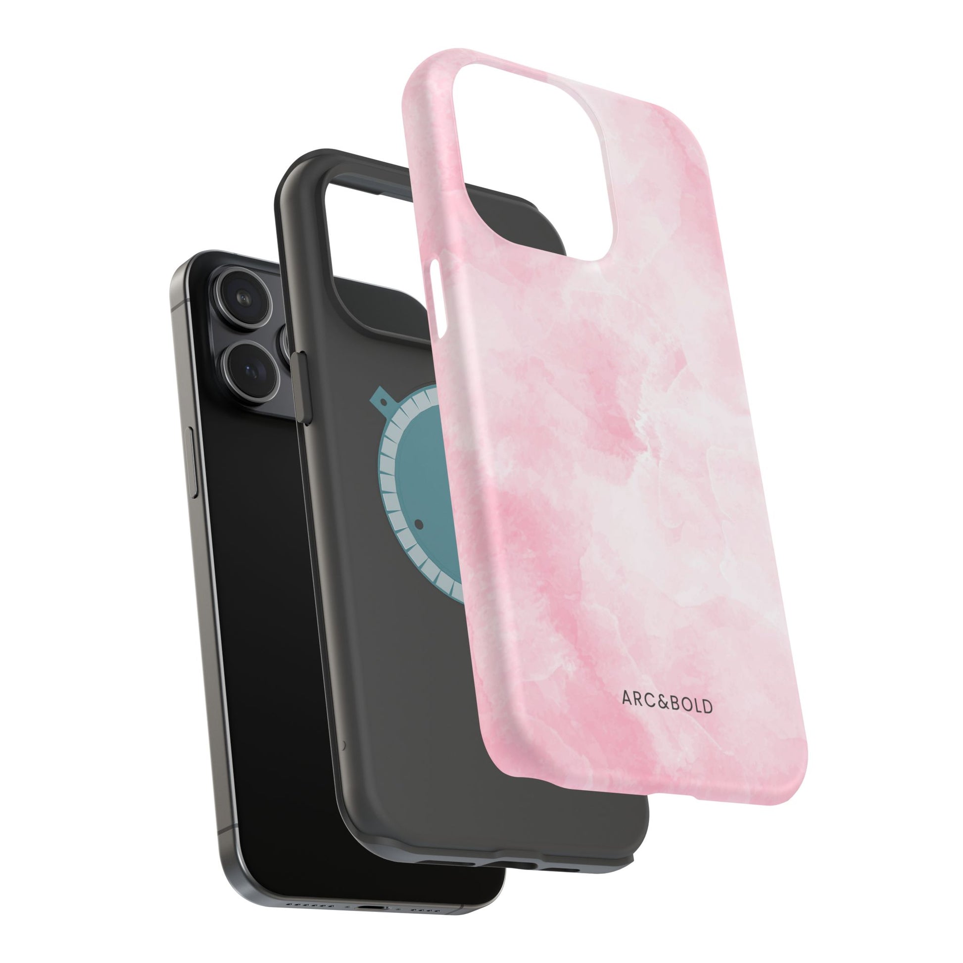 Blush Marble - Magnetic Tough Case - Arc & Bold