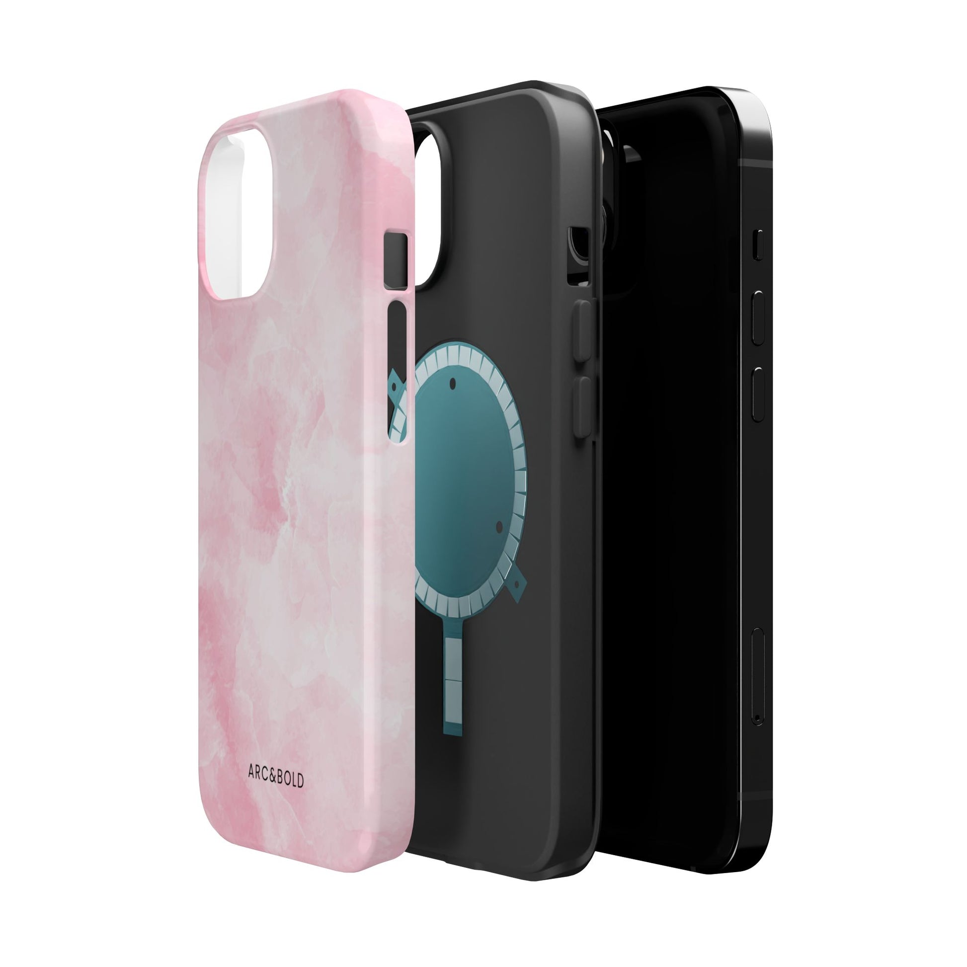 Blush Marble - Magnetic Tough Case - Arc & Bold