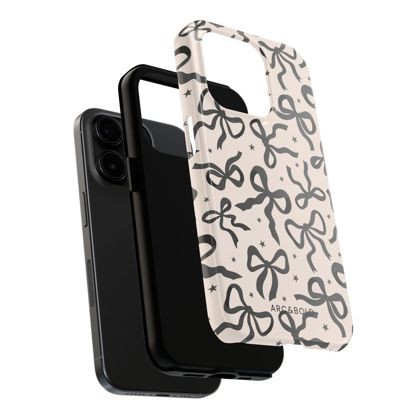 Noir Bows - Tough Phone Case