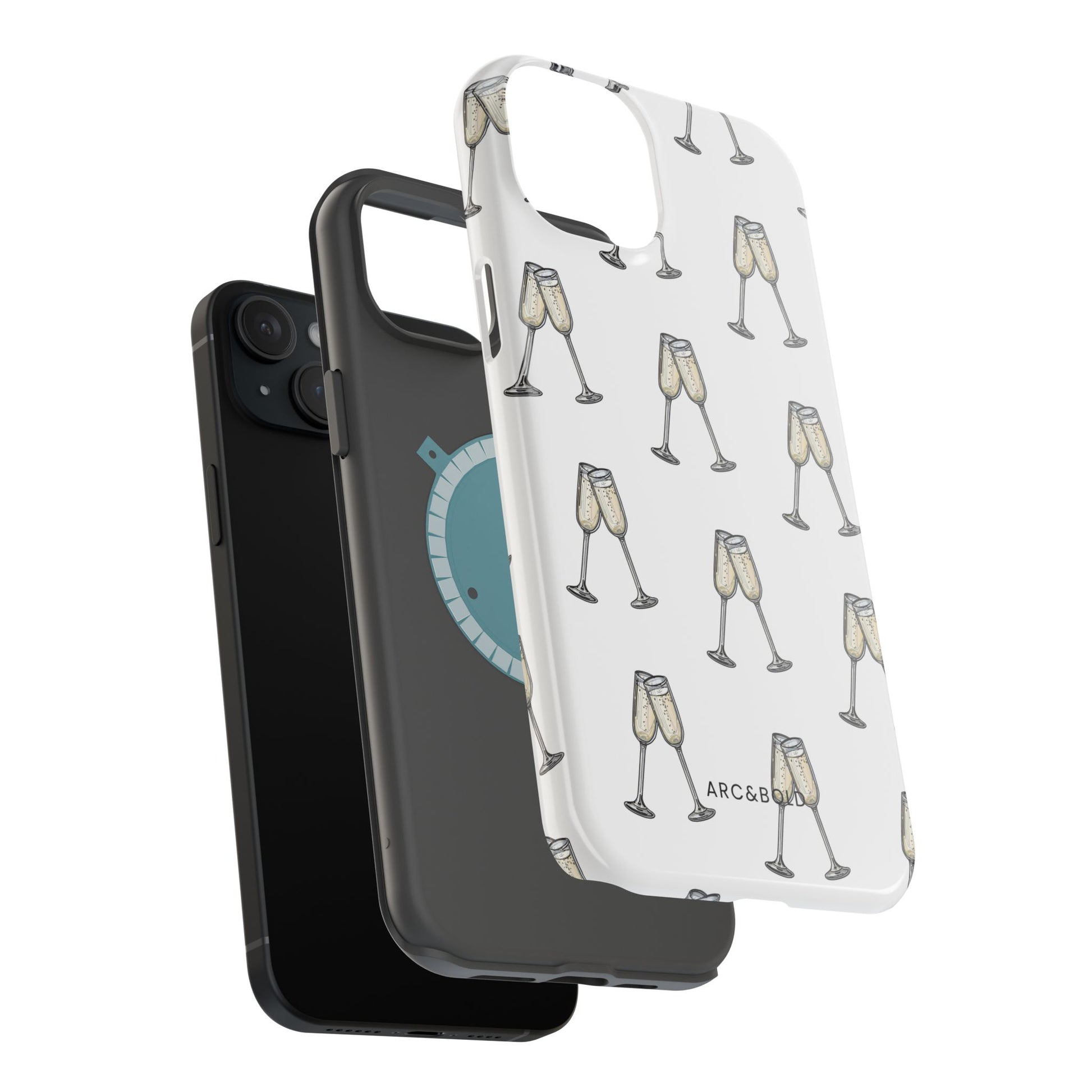 Champagne Toast -Magnetic Tough Case - Arc & Bold