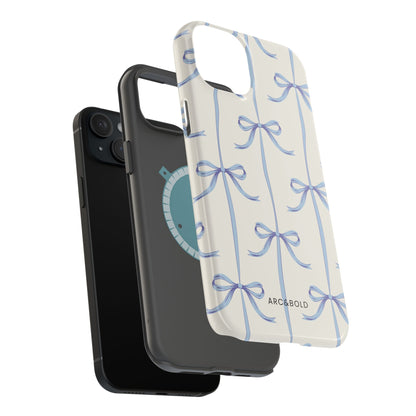 Blue Bow - Magnetic Tough Case - Arc & Bold
