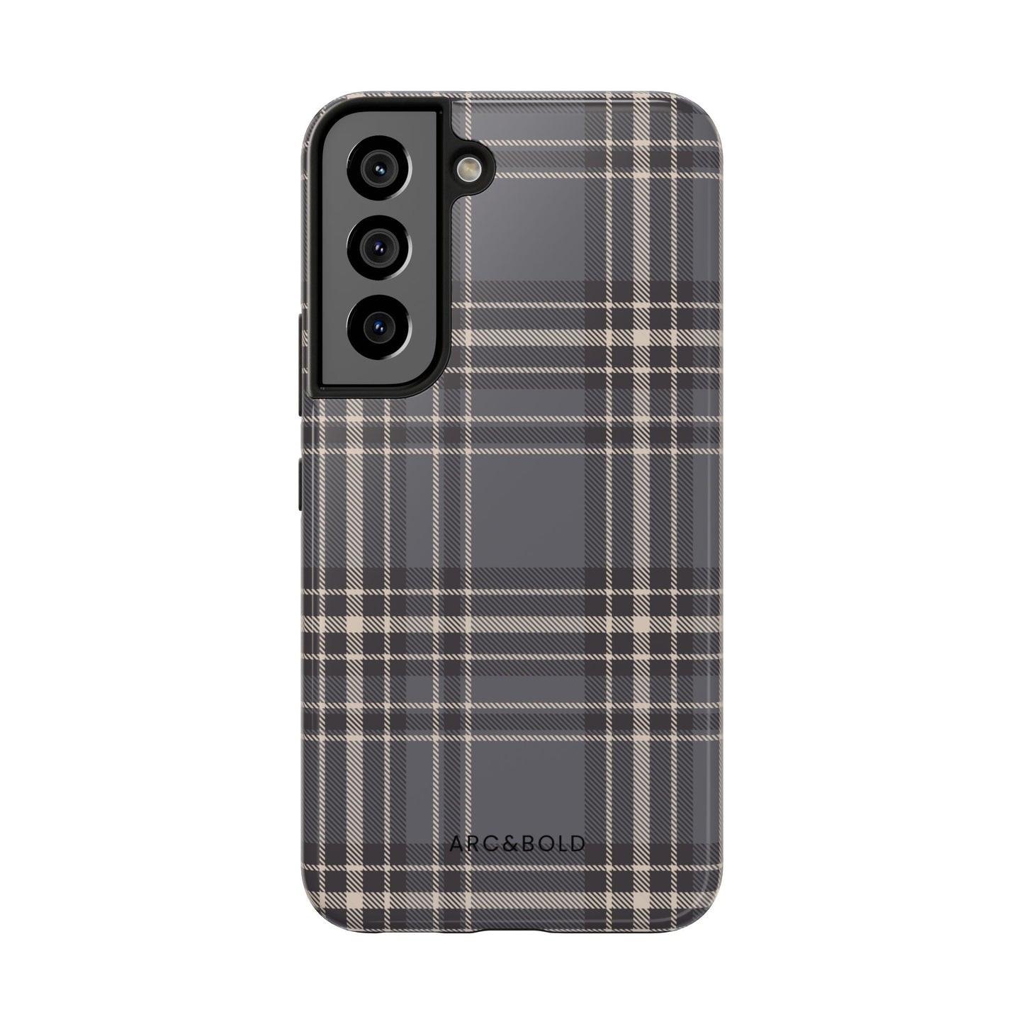 Monochrome Tartan - Tough Phone Case