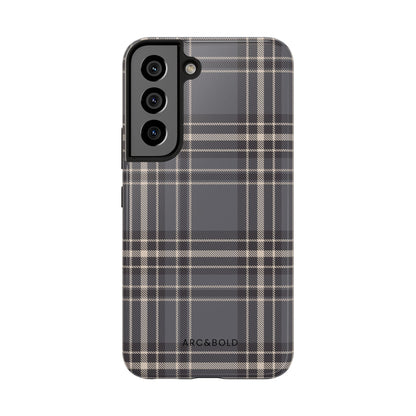 Monochrome Tartan - Tough Phone Case