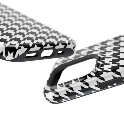 Houndstooth - Magnetic Phone Case - Arc & Bold
