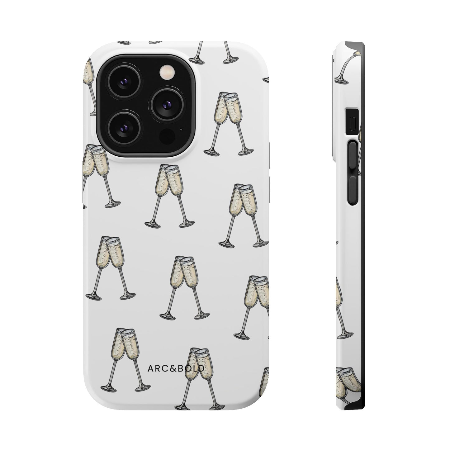 Champagne Toast -Magnetic Tough Case - Arc & Bold