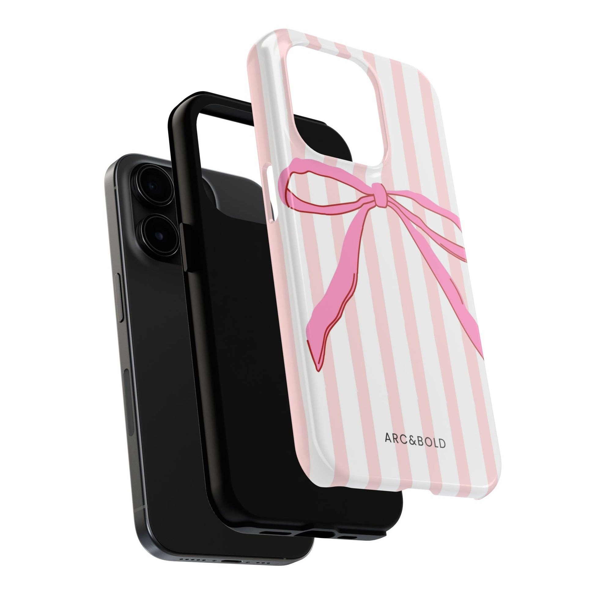 Pink Bow - Tough Phone Case - Arc & Bold
