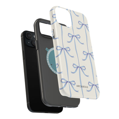 Blue Bow - Magnetic Tough Case - Arc & Bold