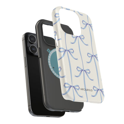 Blue Bow - Magnetic Tough Case - Arc & Bold