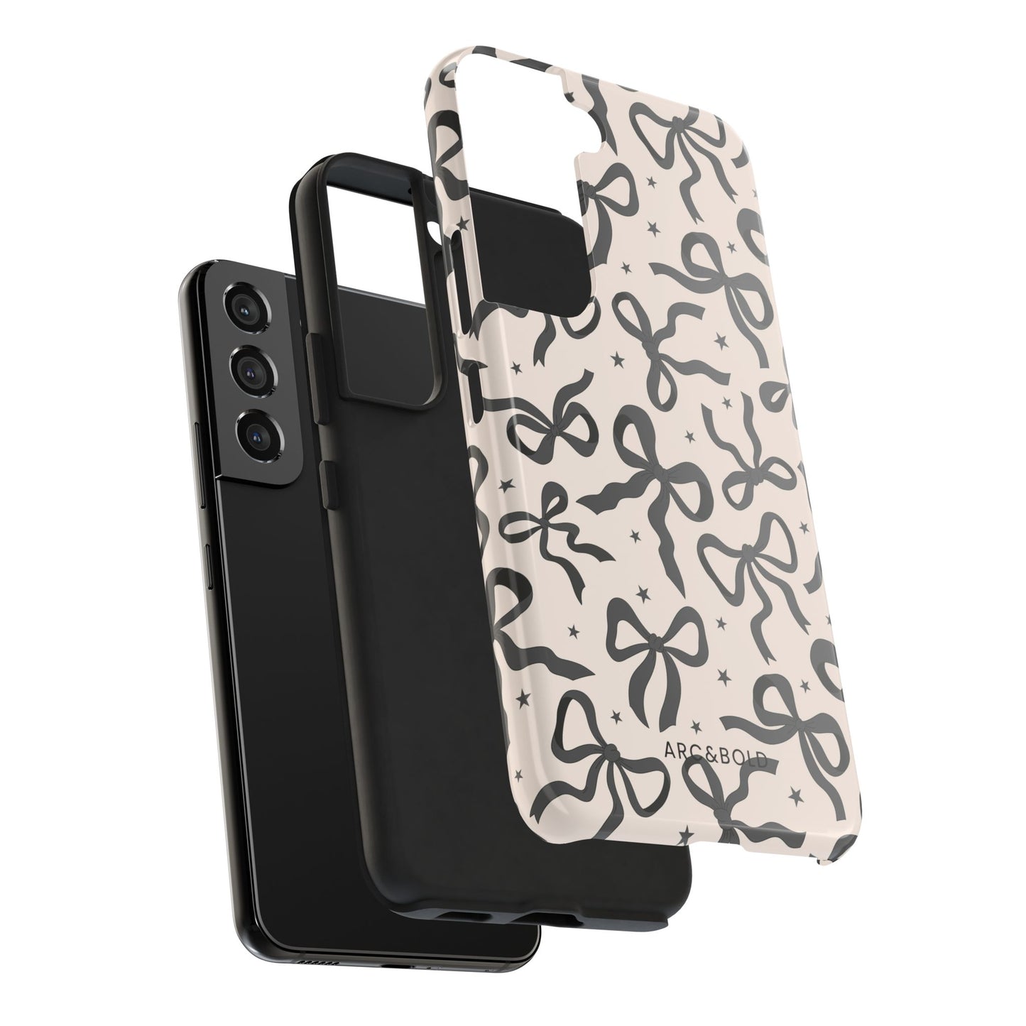 Noir Bows - Tough Phone Case