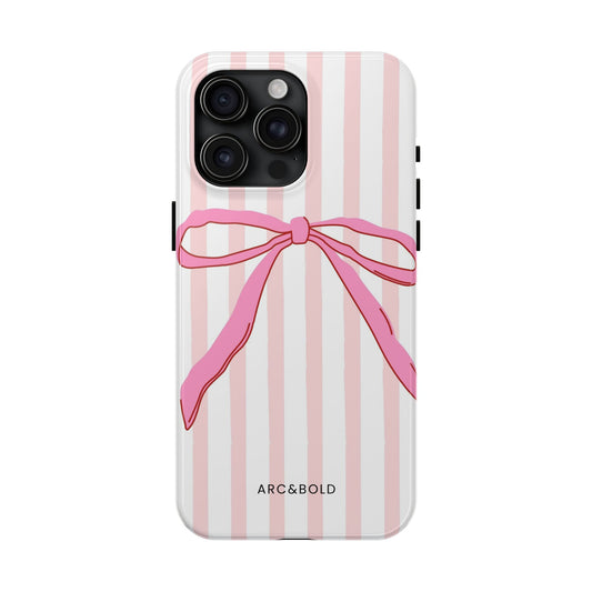 Pink Bow - Tough Phone Case - Arc & Bold