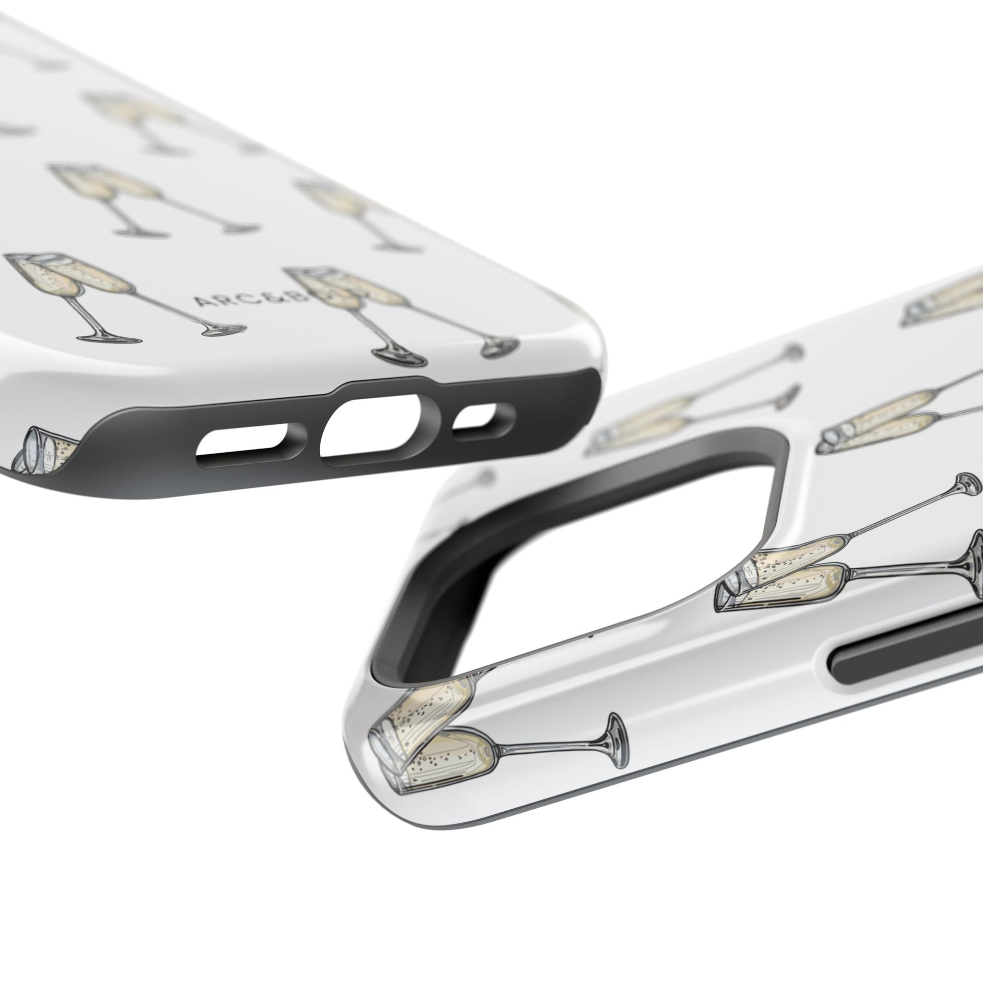 Champagne Toast -Magnetic Tough Case - Arc & Bold