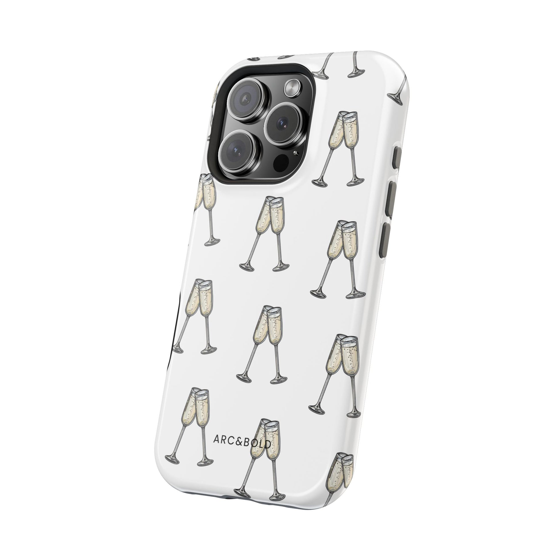 Champagne Toast -Magnetic Tough Case - Arc & Bold