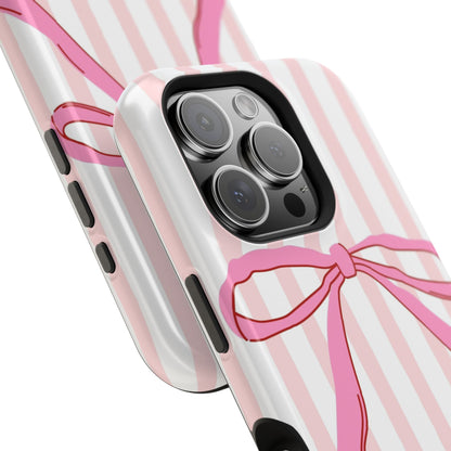Pink Bow - Magnetic Phone Case - Arc & Bold