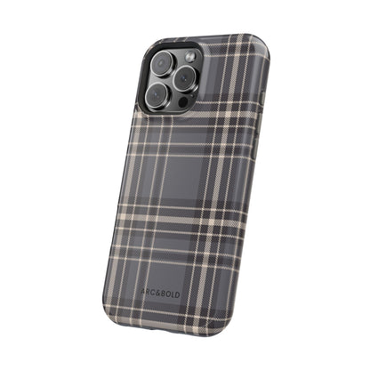 Monochrome Tartan - Magnetic Tough Case - Arc & Bold