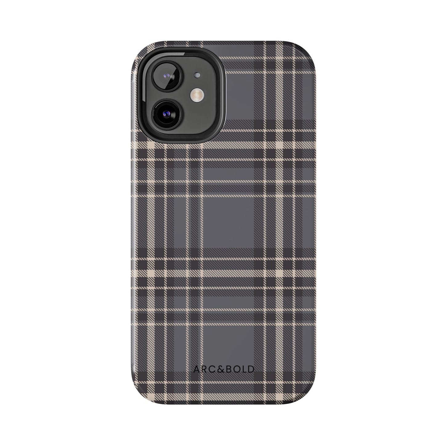 Monochrome Tartan - Tough Phone Case