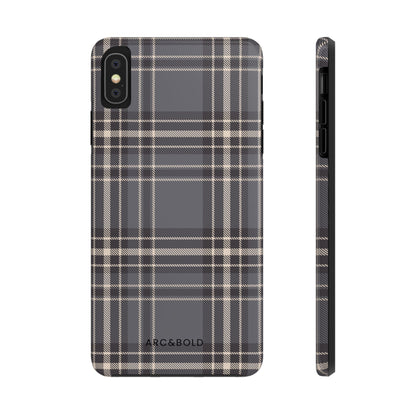Monochrome Tartan - Tough Phone Case