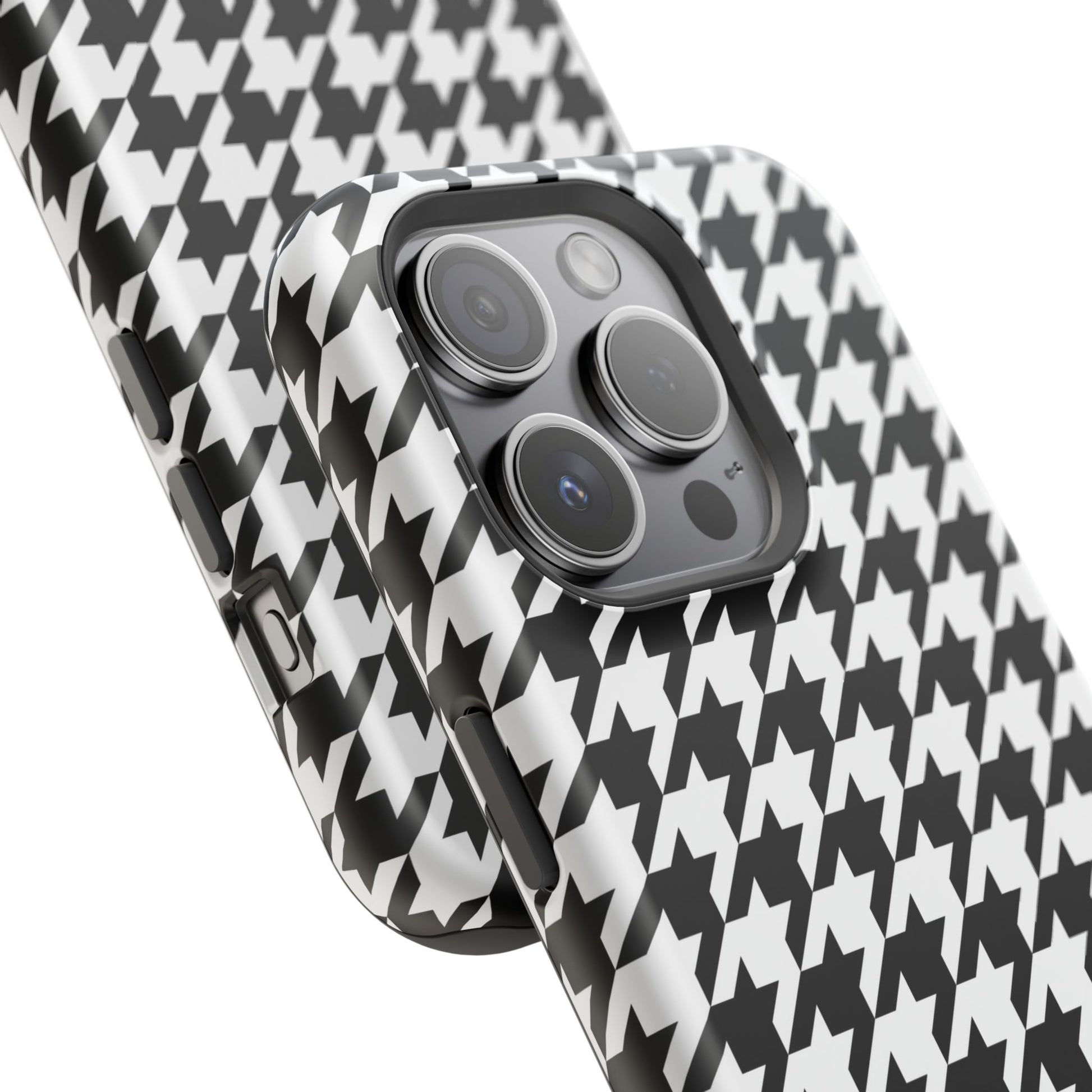 Houndstooth - Magnetic Phone Case - Arc & Bold