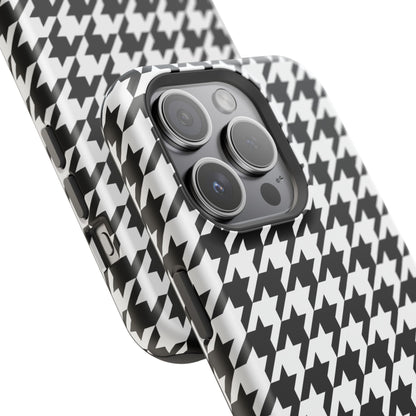 Houndstooth - Magnetic Phone Case - Arc & Bold