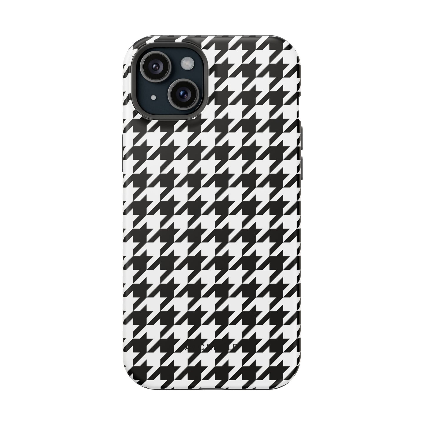 Houndstooth - Magnetic Phone Case - Arc & Bold