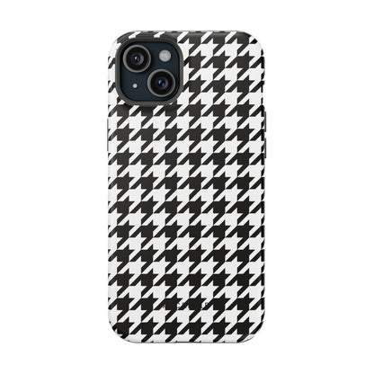 Houndstooth - Magnetic Phone Case - Arc & Bold