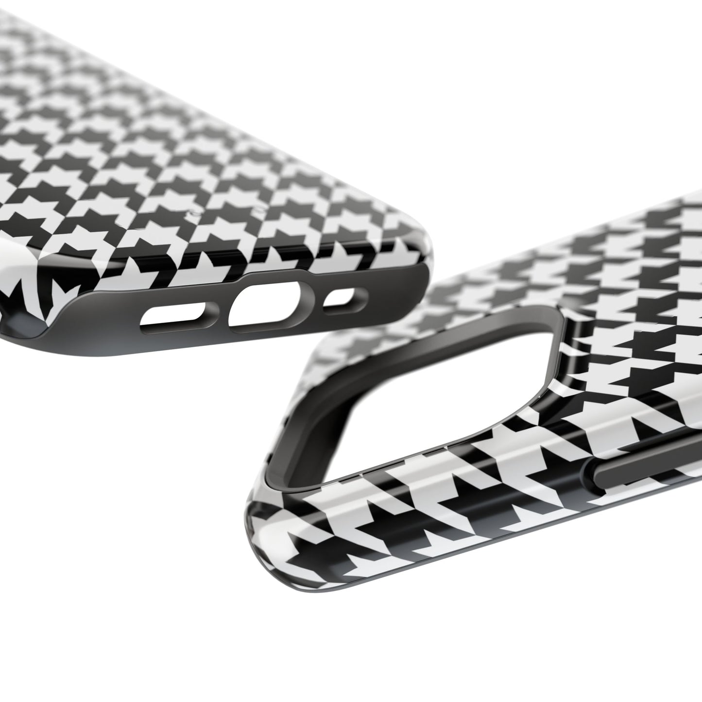 Houndstooth - Magnetic Phone Case - Arc & Bold