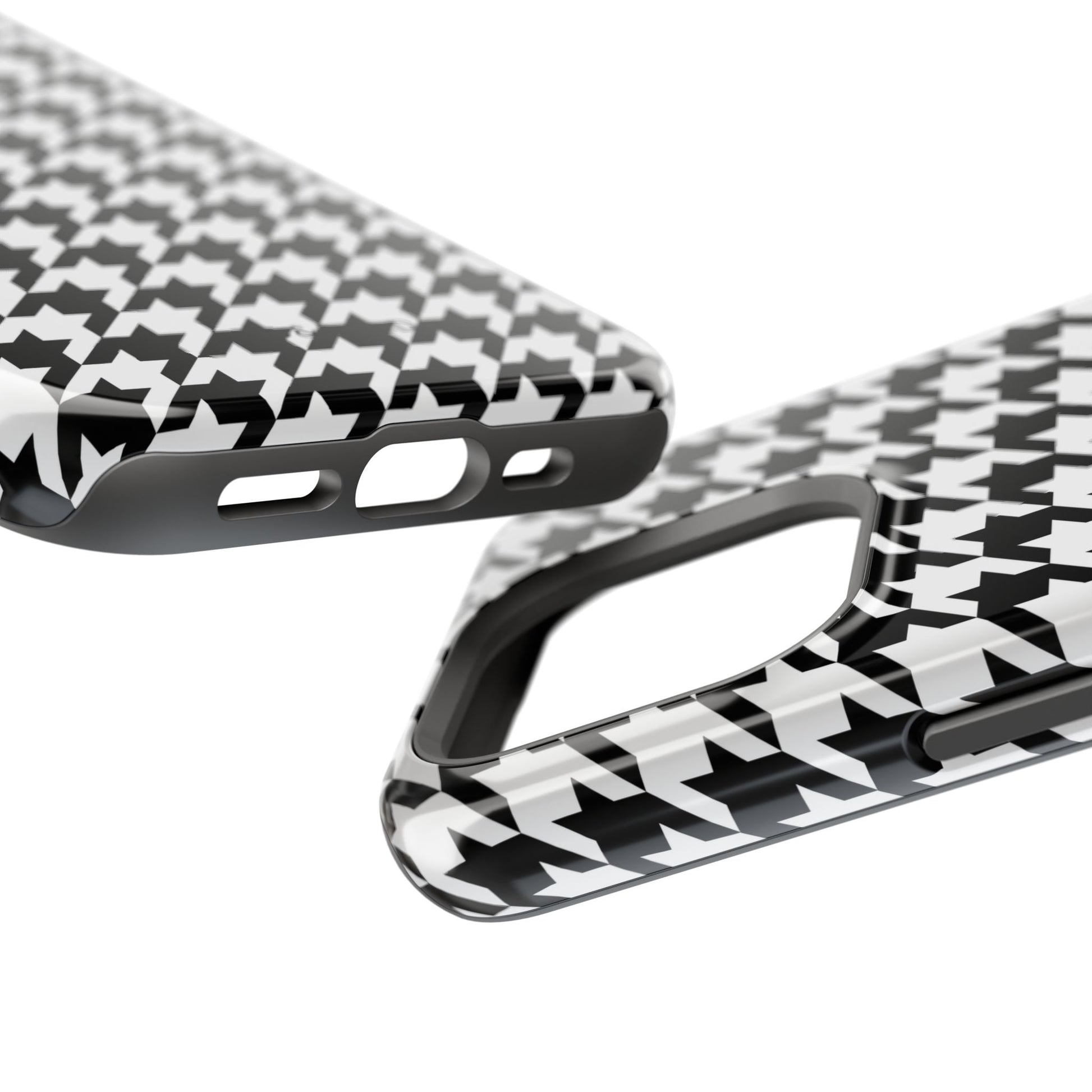 Houndstooth - Magnetic Phone Case - Arc & Bold