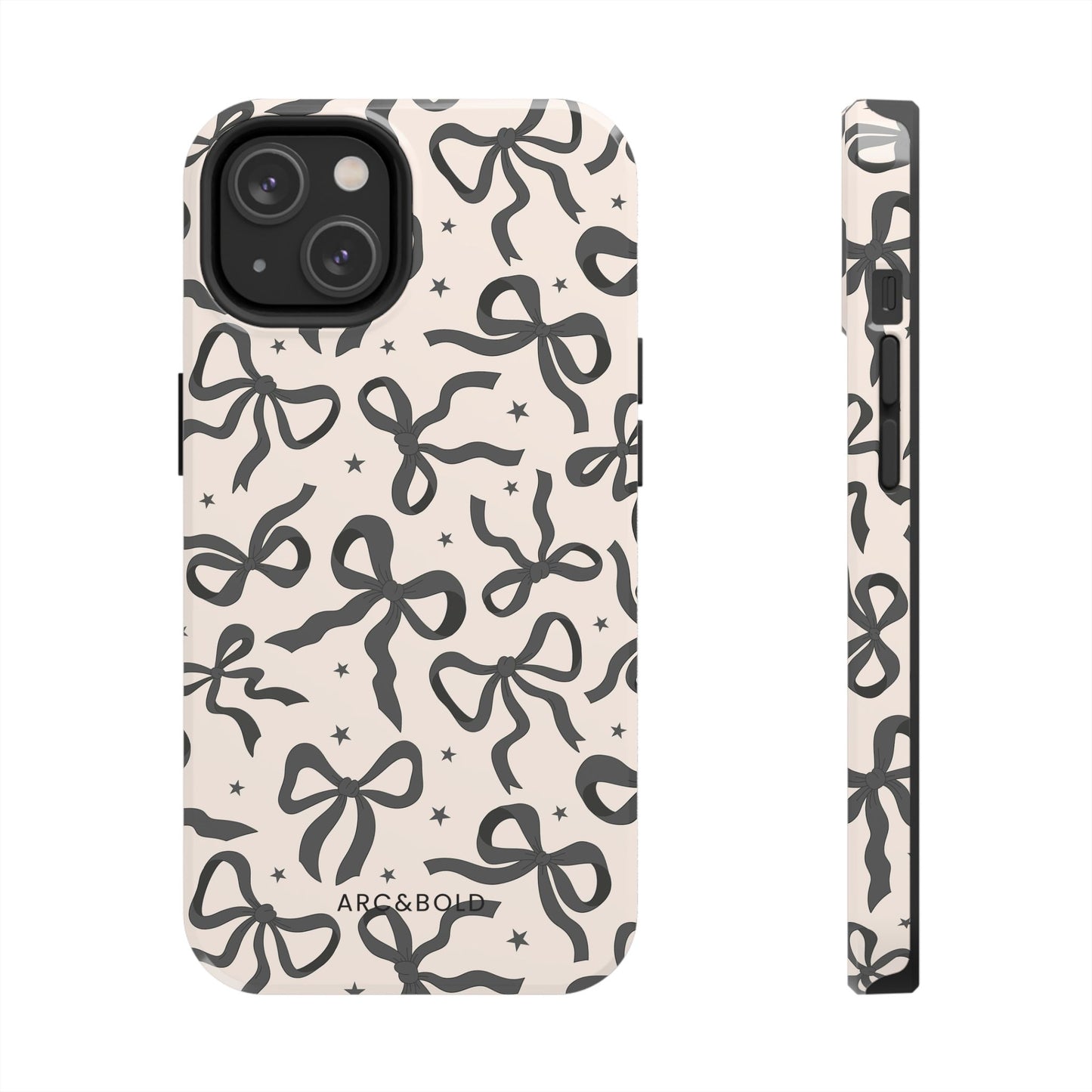 Noir Bows - Tough Phone Case
