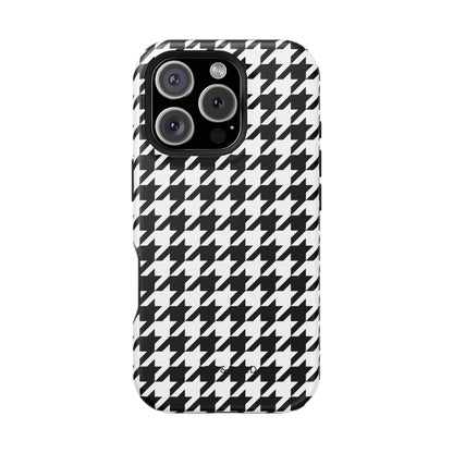 Houndstooth - Magnetic Phone Case - Arc & Bold