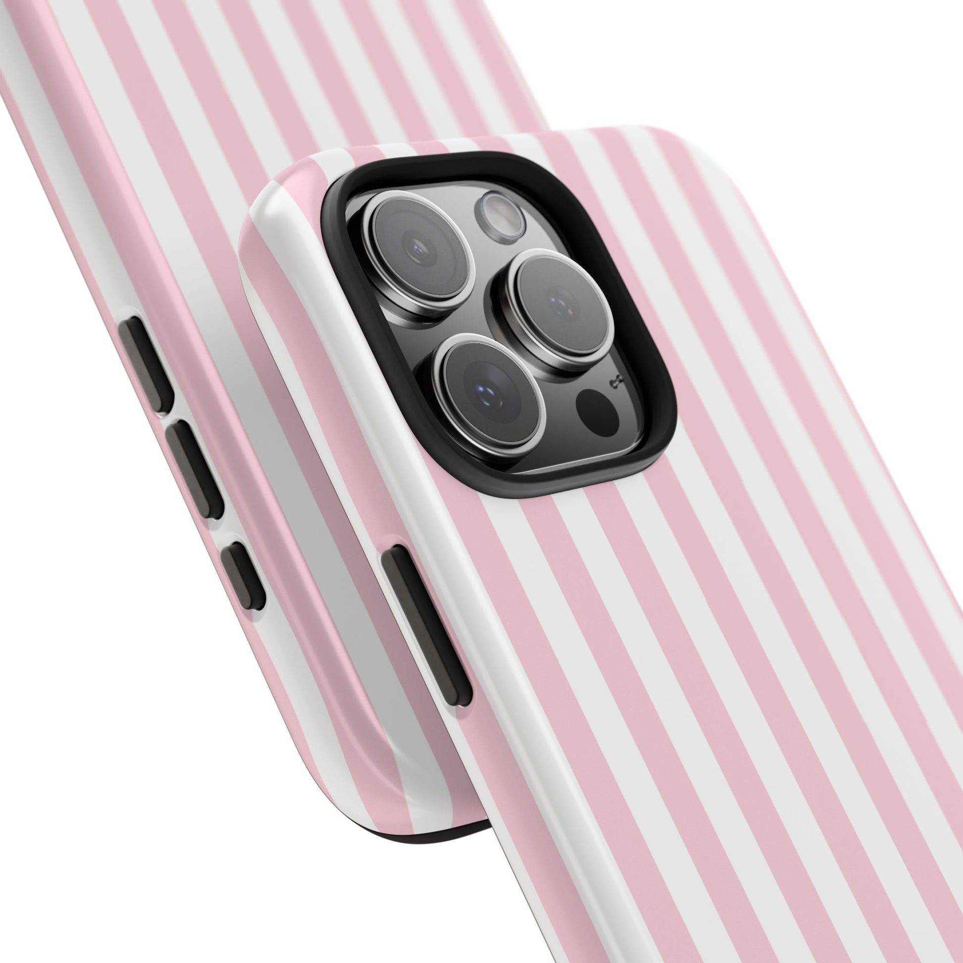 Pink Striped - Tough Phone Case - Arc & Bold