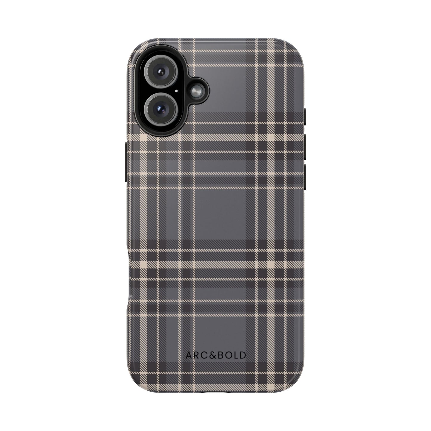 Monochrome Tartan - Tough Phone Case
