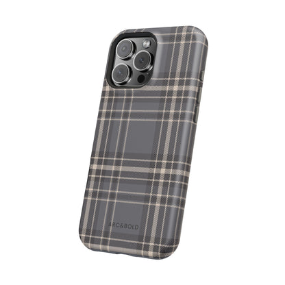 Monochrome Tartan - Magnetic Tough Case - Arc & Bold