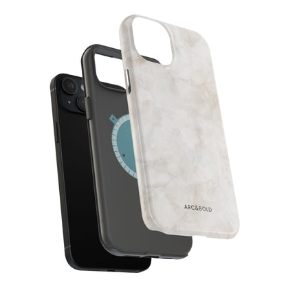 Marble - Magnetic Phone Case - Arc & Bold