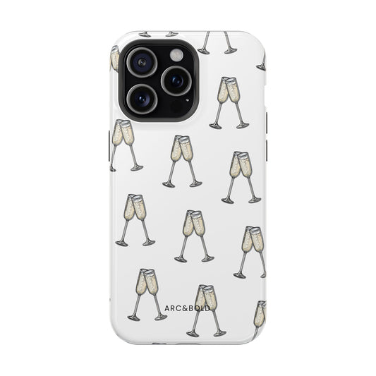 Champagne Toast -Magnetic Tough Case - Arc & Bold