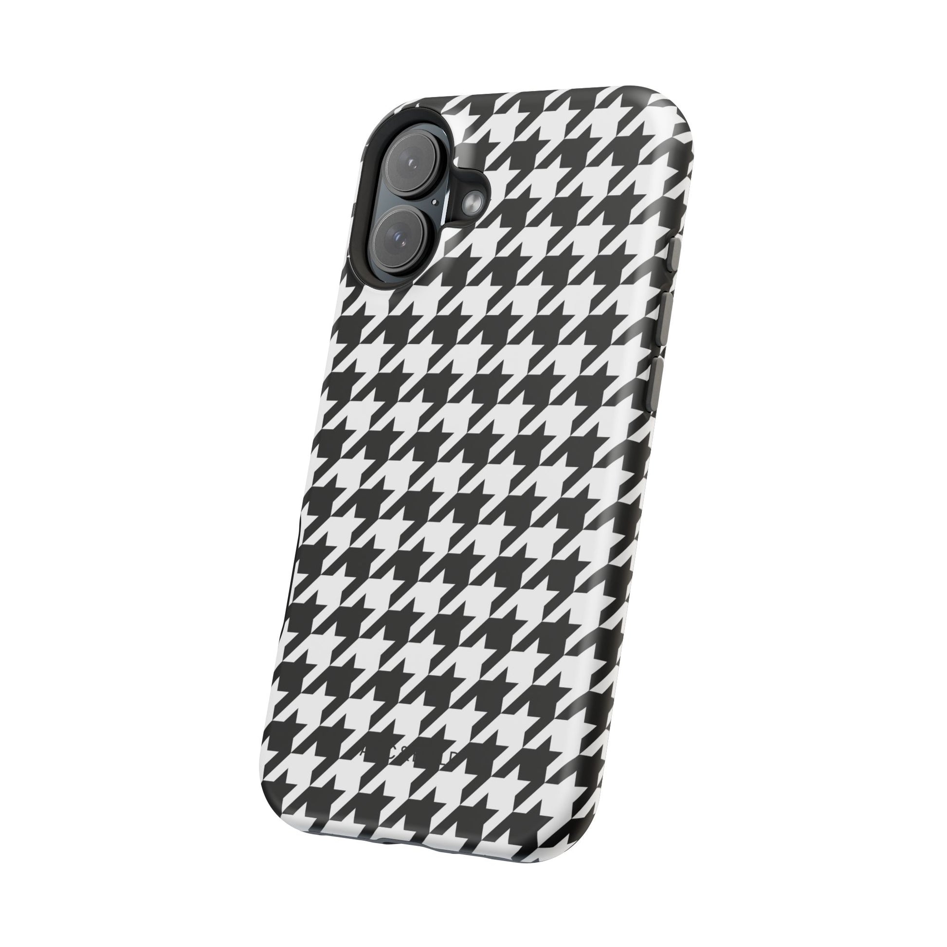 Houndstooth - Magnetic Phone Case - Arc & Bold