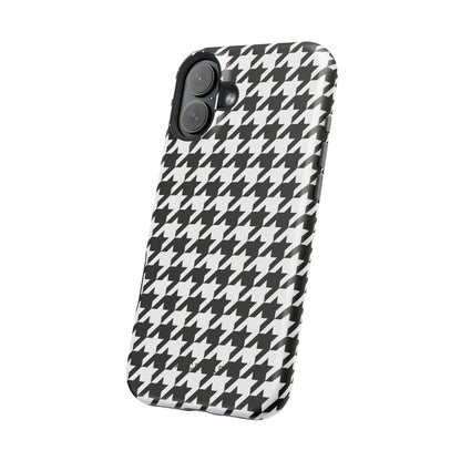 Houndstooth - Magnetic Phone Case - Arc & Bold