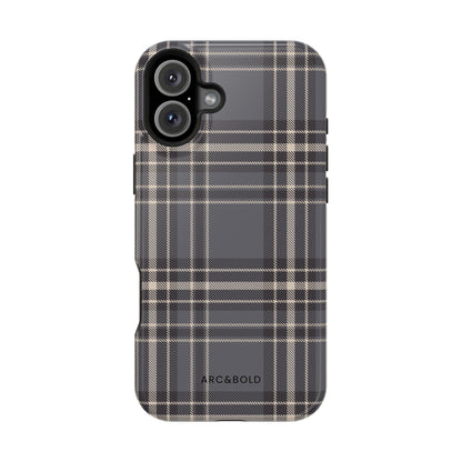 Monochrome Tartan - Magnetic Tough Case - Arc & Bold