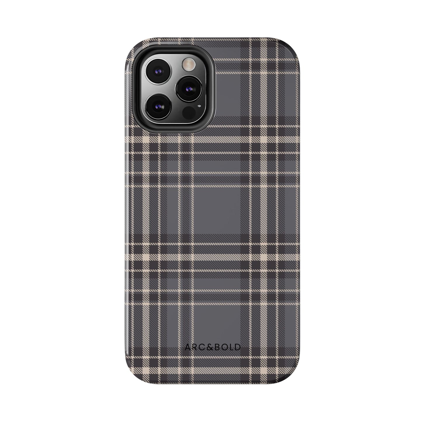 Monochrome Tartan - Tough Phone Case