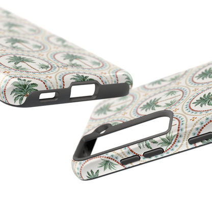 Tropical Tile Palm - Tough Phone Case - Arc & Bold