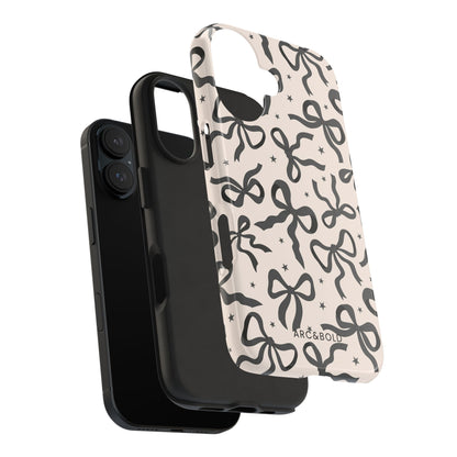 Noir Bows - Tough Phone Case