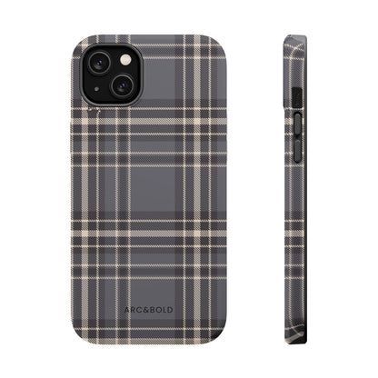 Monochrome Tartan - Magnetic Tough Case - Arc & Bold