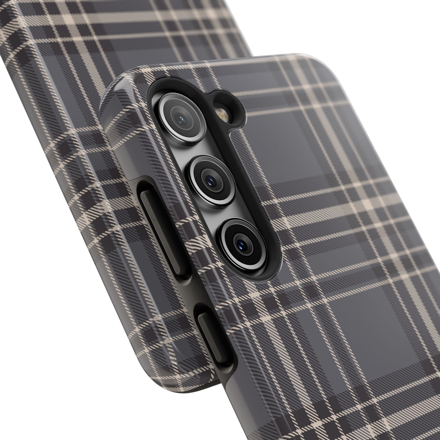 Monochrome Tartan - Tough Phone Case