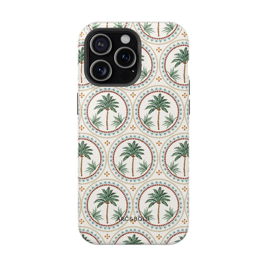 Tropical Tile Palm - Magnetic Tough Case - Arc & Bold
