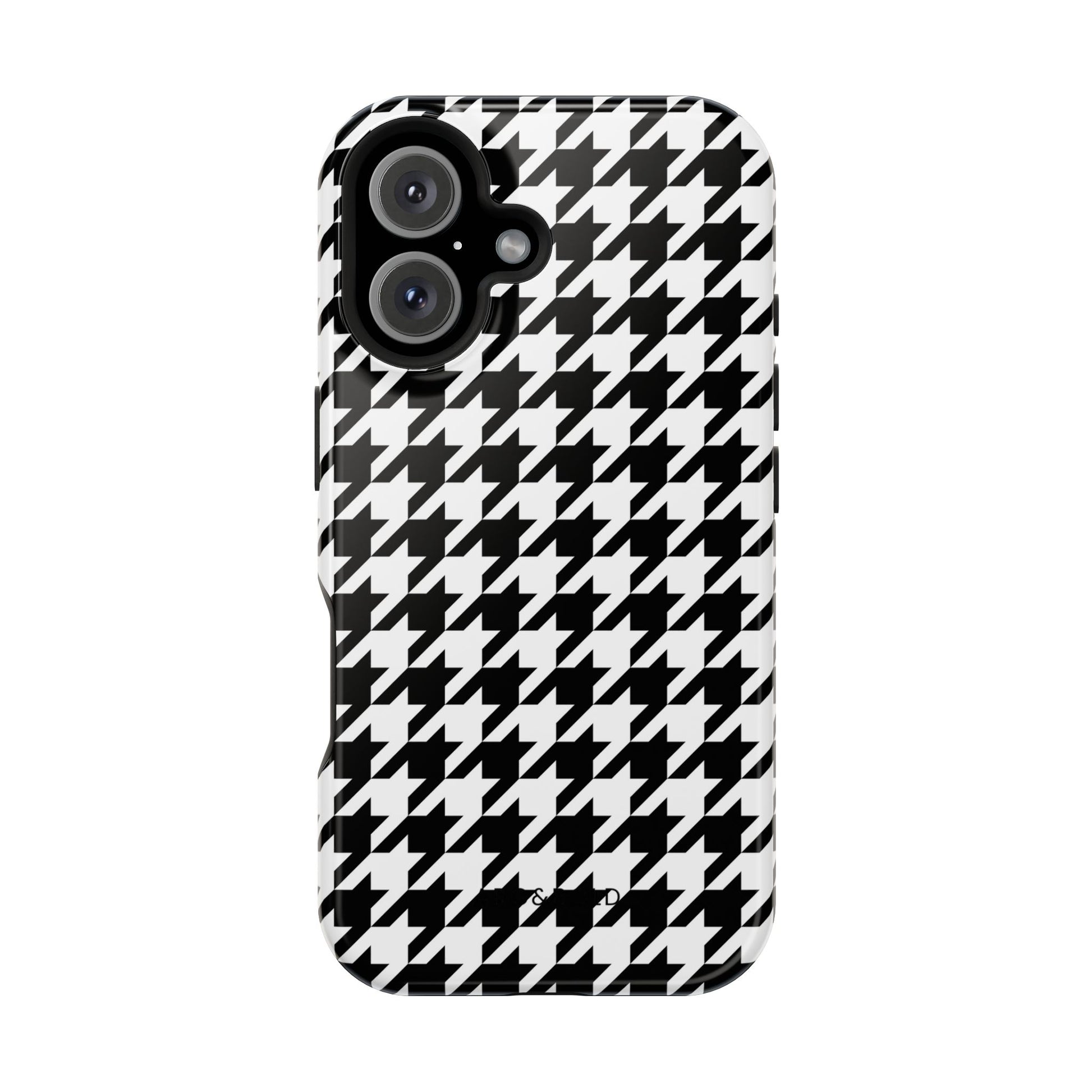 Houndstooth - Magnetic Phone Case - Arc & Bold