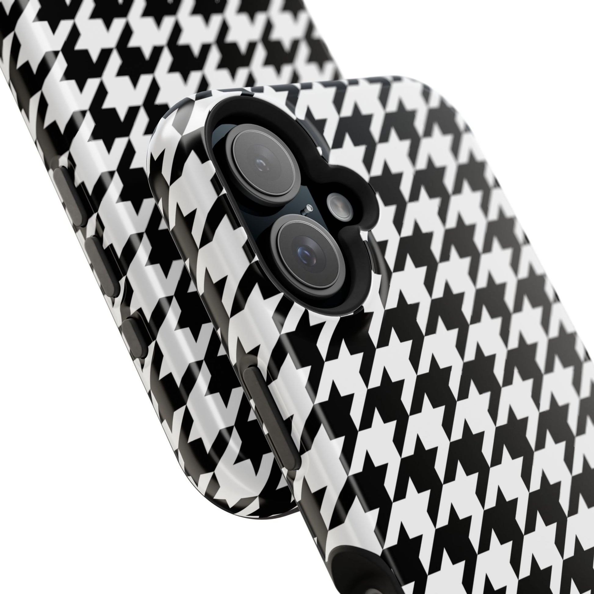Houndstooth - Magnetic Phone Case - Arc & Bold