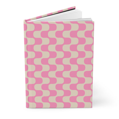 Pink Waves - Hardcover Journal Matte - Arc & Bold