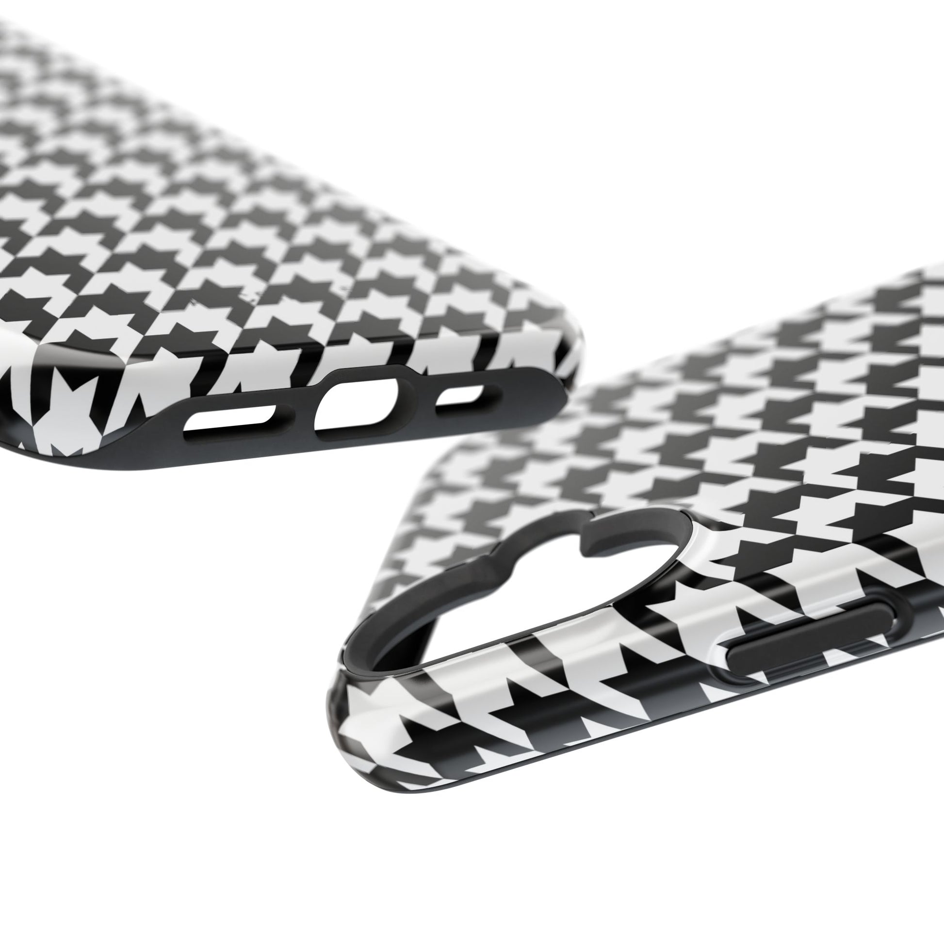 Houndstooth - Magnetic Phone Case - Arc & Bold