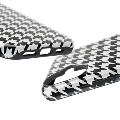 Houndstooth - Magnetic Phone Case - Arc & Bold