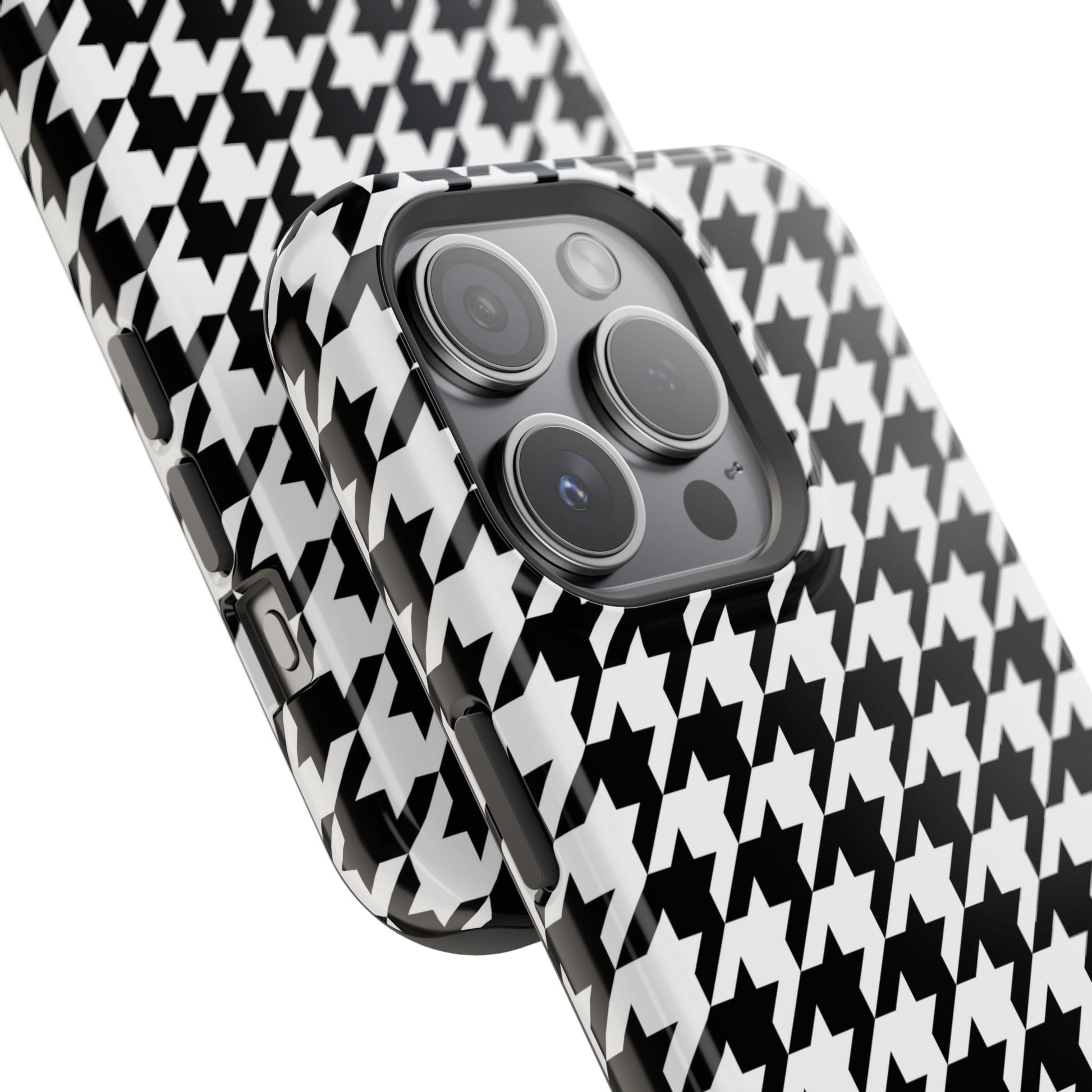 Houndstooth - Magnetic Phone Case - Arc & Bold