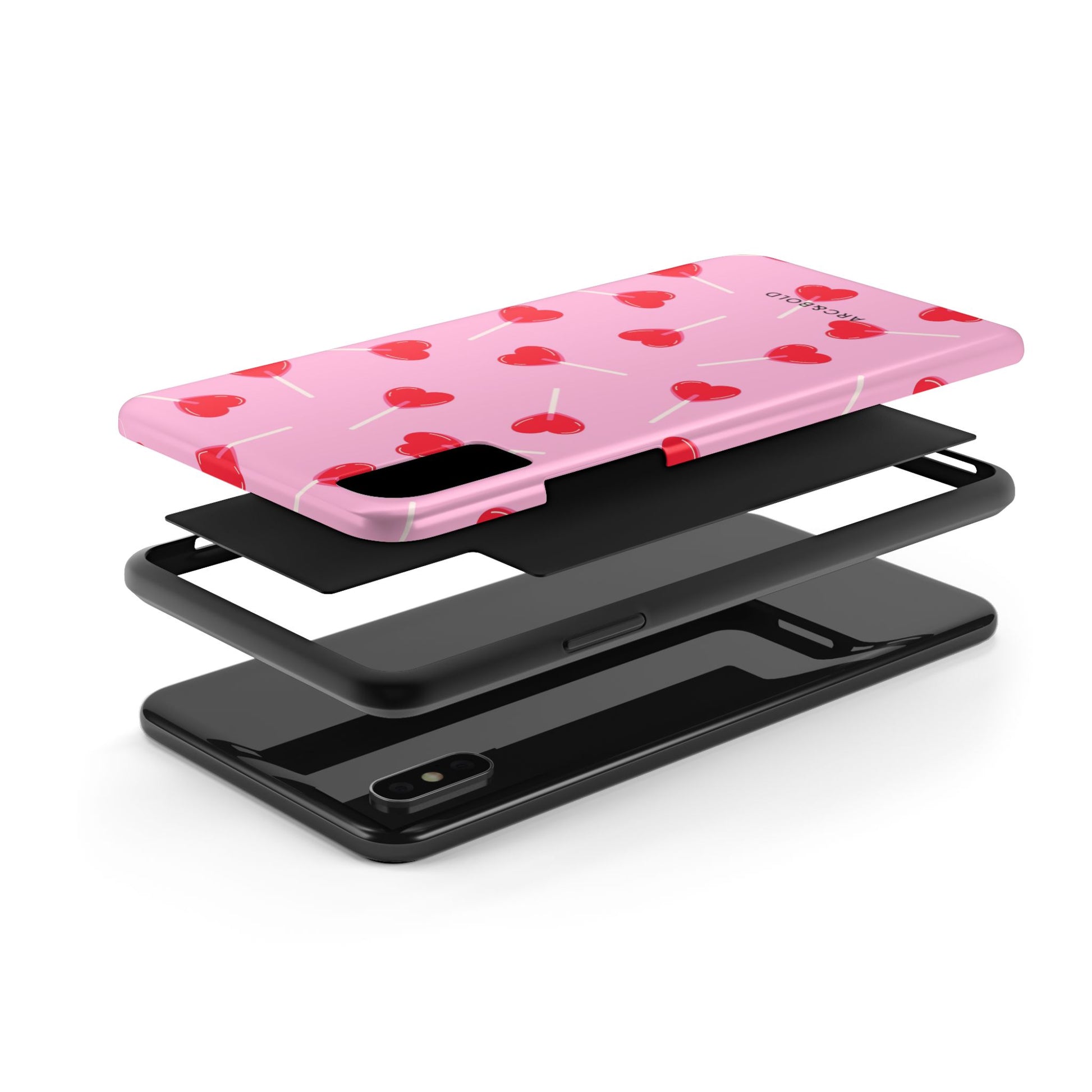 Heart Pops - Tough Phone Case - Arc & Bold