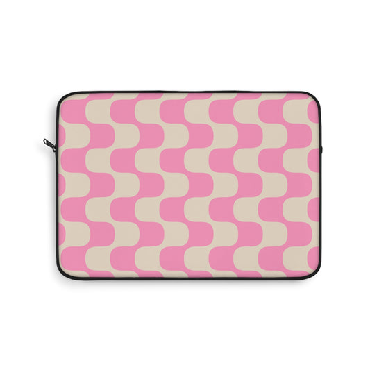 Pink Waves - Laptop Sleeve - Arc & Bold